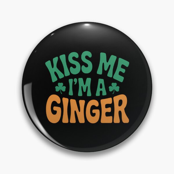 Item preview, Kiss Me Im A Ginger Green Lucky Clover St Patricks Day Charm designed and sold by FaithAbbott.