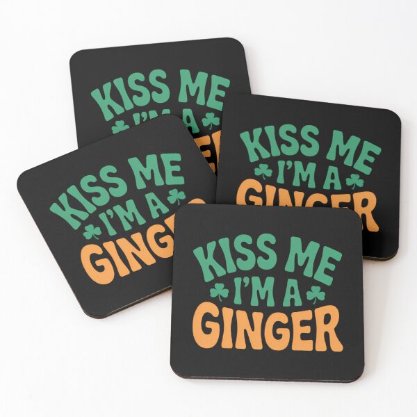 Item preview, Kiss Me Im A Ginger Green Lucky Clover St Patricks Day Charm designed and sold by FaithAbbott.