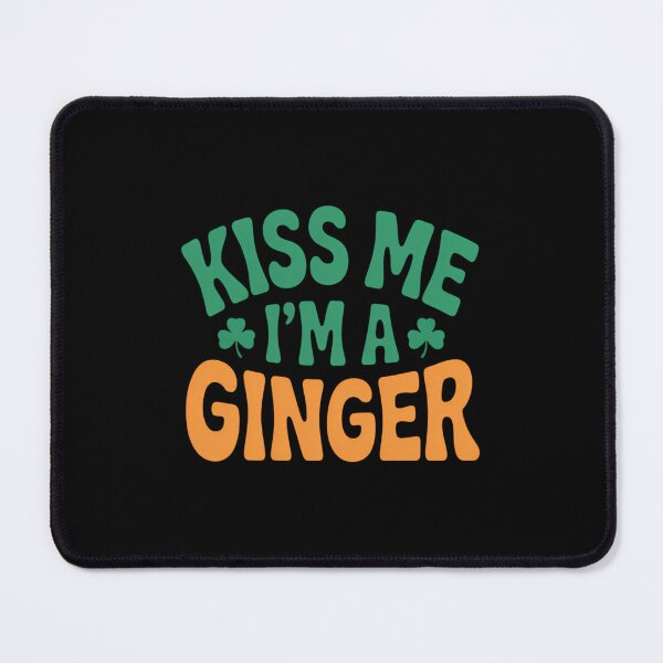 Item preview, Kiss Me Im A Ginger Green Lucky Clover St Patricks Day Charm designed and sold by FaithAbbott.