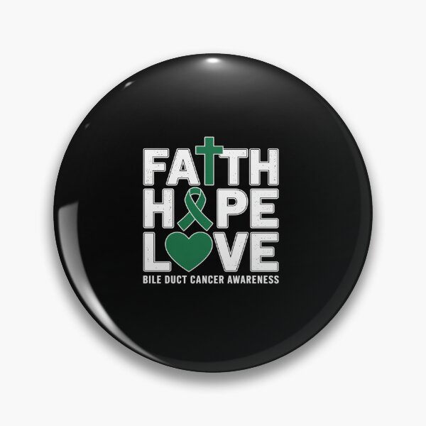 Item preview, Faith Hope Love Bile Duct Cancer Awareness designed and sold by SIGORDESIGN.