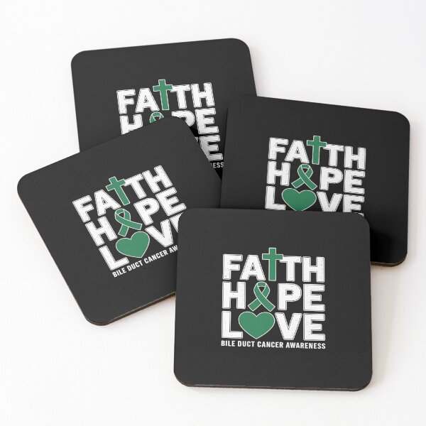 Item preview, Faith Hope Love Bile Duct Cancer Awareness designed and sold by SIGORDESIGN.