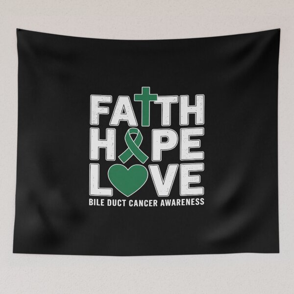 Item preview, Faith Hope Love Bile Duct Cancer Awareness designed and sold by SIGORDESIGN.