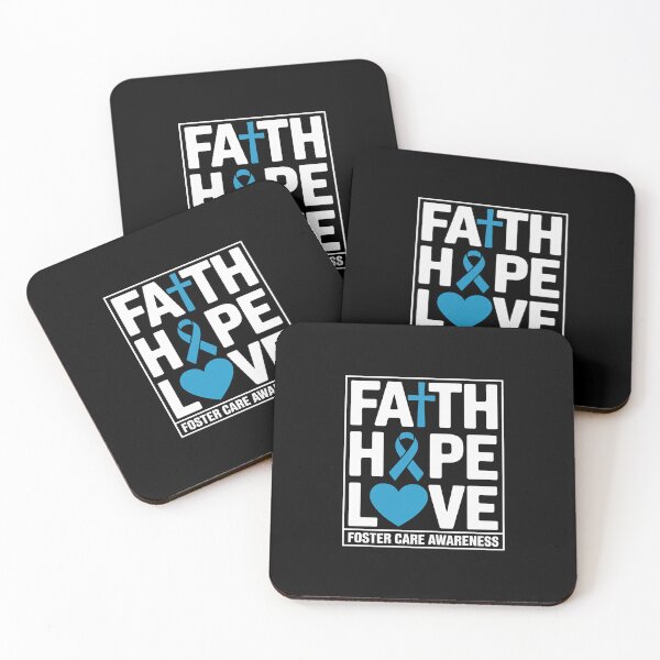 Item preview, Faith Hope Love Foster Care Awareness designed and sold by SIGORDESIGN.