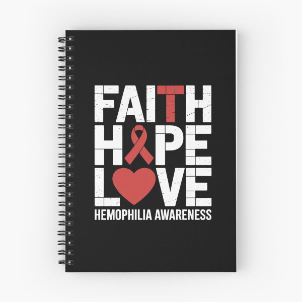 Item preview, Faith Hope Love Hemophilia Awareness designed and sold by SIGORDESIGN.