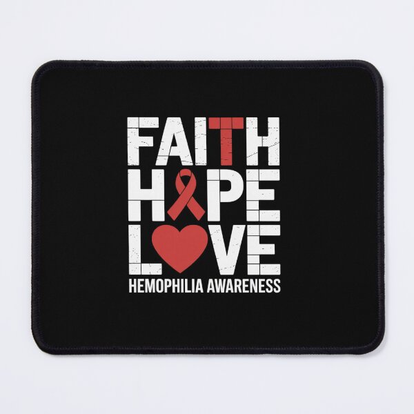 Item preview, Faith Hope Love Hemophilia Awareness designed and sold by SIGORDESIGN.