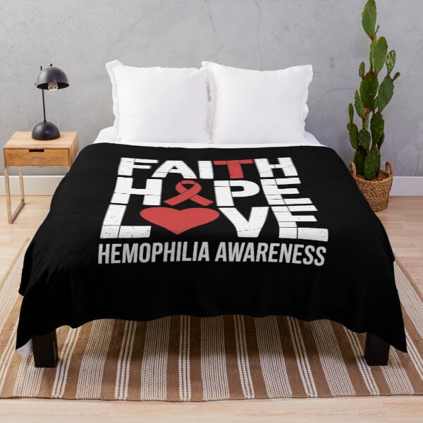 Item preview, Faith Hope Love Hemophilia Awareness designed and sold by SIGORDESIGN.