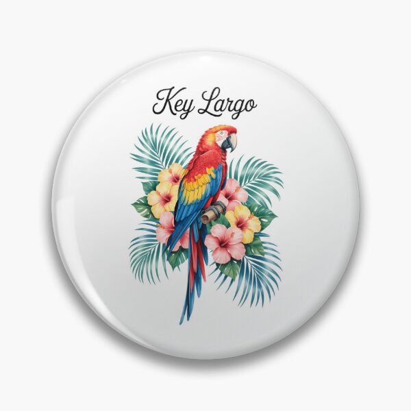 Item preview, Key Largo Tropical Parrot Florida Vacation designed and sold by FaithAbbott.