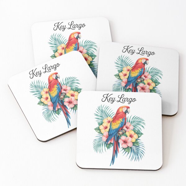 Item preview, Key Largo Tropical Parrot Florida Vacation designed and sold by FaithAbbott.