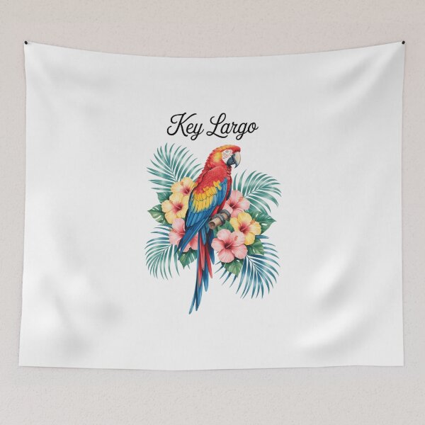 Item preview, Key Largo Tropical Parrot Florida Vacation designed and sold by FaithAbbott.