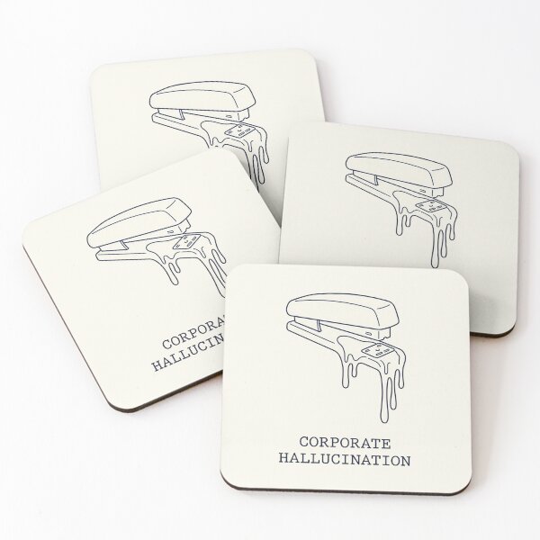 Item preview, Corporate Hallucination - Melting Stapler Surrealism designed and sold by KAYJAY DESIGNS.