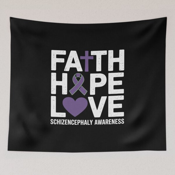 Item preview, Faith Hope Love Schizencephaly Awareness designed and sold by SIGORDESIGN.