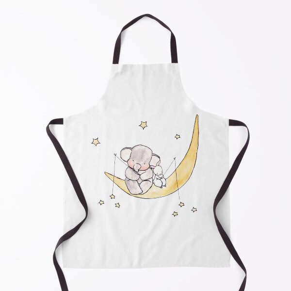 Item preview, Elephant and Bunny Sitting on Moon designed and sold by IN Tales.