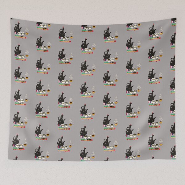 Item preview, Ethiopian Coffee Ceremony – Minimal Jebena & Coffee Cups Aesthetic Design designed and sold by Blena1.
