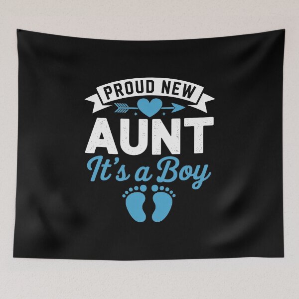 Item preview, Family Proud New Aunt It's A Boy Gender Reveal designed and sold by SIGORDESIGN.