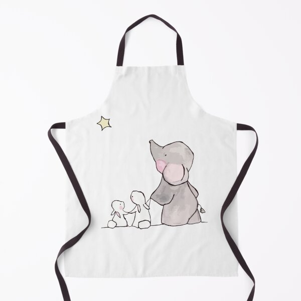 Item preview, Elephant and Bunnies Watching a Star designed and sold by IN Tales.