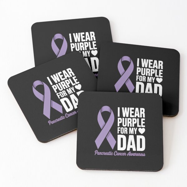 Item preview, Womens I Wear Purple for My Dad Tee Pancreatic Cancer Awareness designed and sold by SIGORDESIGN.