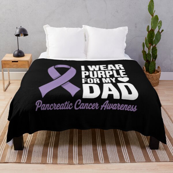 Item preview, Womens I Wear Purple for My Dad Tee Pancreatic Cancer Awareness designed and sold by SIGORDESIGN.