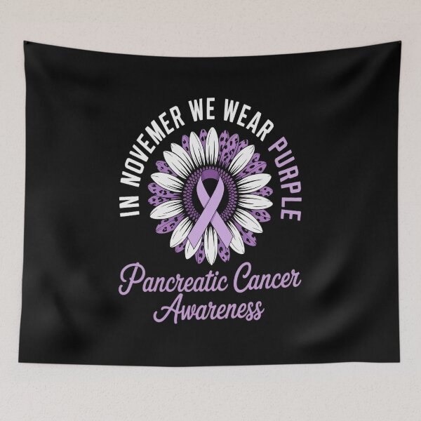 Item preview, Womens In November We Wear Purple Sunflower Pancreatic Cancer designed and sold by SIGORDESIGN.