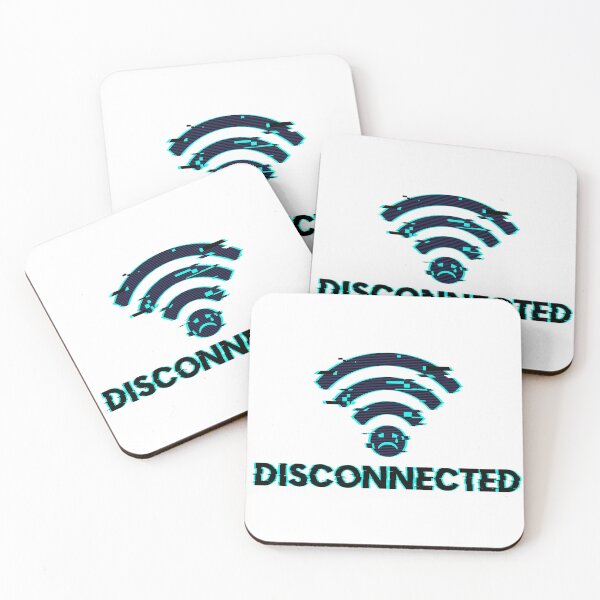 Item preview, Disconnected WiFi Glitch Art Funny Tech Mood Design designed and sold by CreativeHymms.