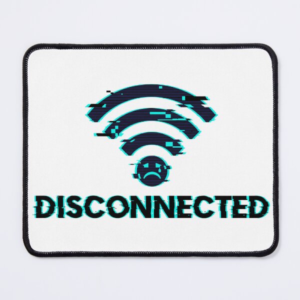 Item preview, Disconnected WiFi Glitch Art Funny Tech Mood Design designed and sold by CreativeHymms.