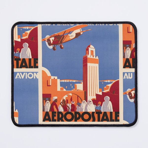 Item preview, Au Maroc Par Vintage Air Travel Moroccan Cityscape Poster : Aesthetic designed and sold by artofuniverse.