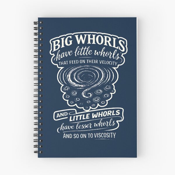 Item preview, Richardson Big Whorls Little Whorls Turbulence Poem designed and sold by shmupod.