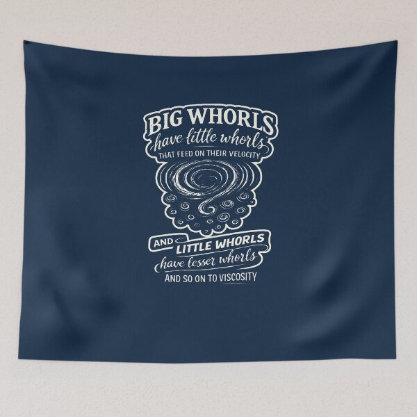 Item preview, Richardson Big Whorls Little Whorls Turbulence Poem designed and sold by shmupod.