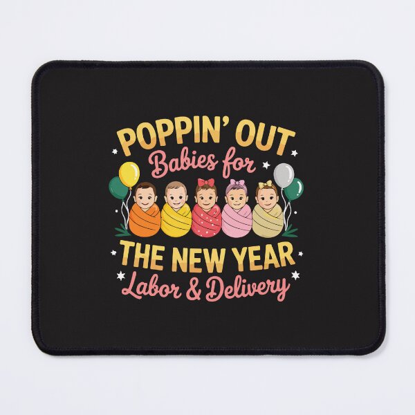 Item preview, Funny Labor and Delivery Nurse New Year Baby Humor Design designed and sold by kiralynstration.
