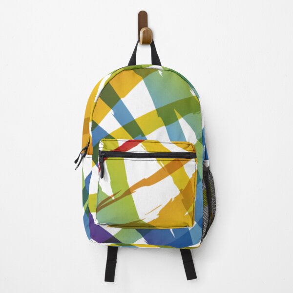 Item preview, Colorful Abstract Brush Grid designed and sold by NNAANN.