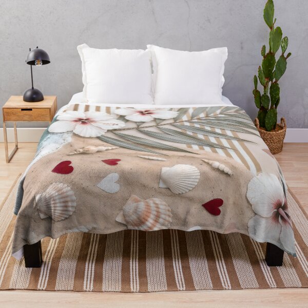 Item preview, Romantic Tropical Collage with Hibiscus Flowers designed and sold by SolaoLab.