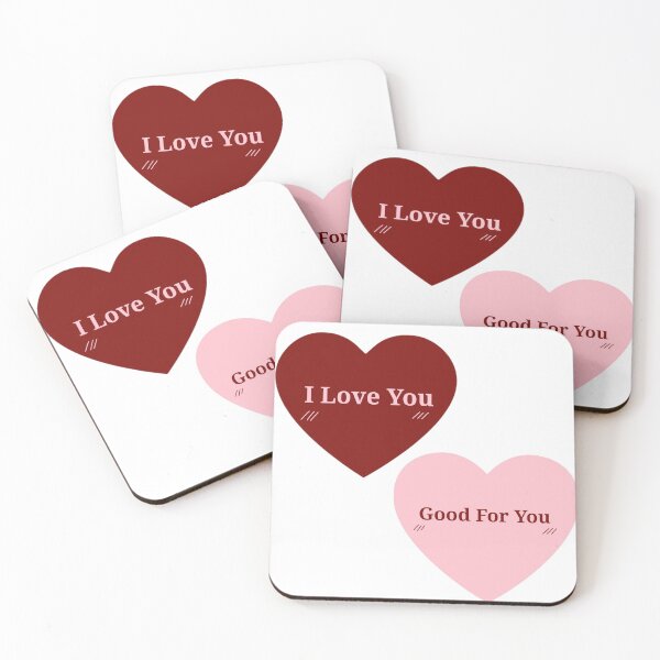 Item preview, “I Love You – Good For You” Cute Heart Quote | Funny Sarcastic Love Design | Valentines day gift  designed and sold by Fandom Universe.