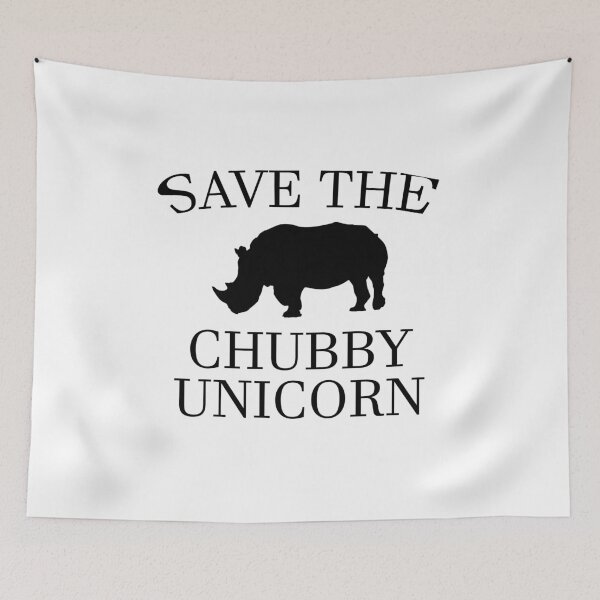 Item preview, SAVE THE CHUBBY UNICORN RHINE designed and sold by kailukask.