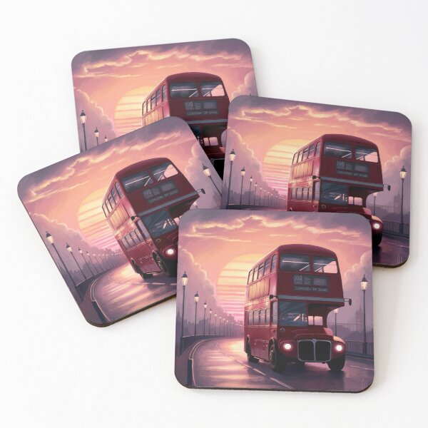 Item preview, London bus and Sunset designed and sold by Globalcitytees.