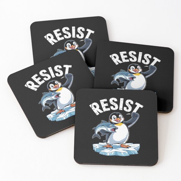Item preview, Resist Penguins Activism We Stand With Penguins1  designed and sold by DigitaldeligArt.