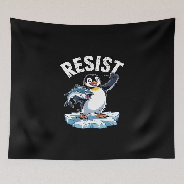Item preview, Resist Penguins Activism We Stand With Penguins1  designed and sold by DigitaldeligArt.