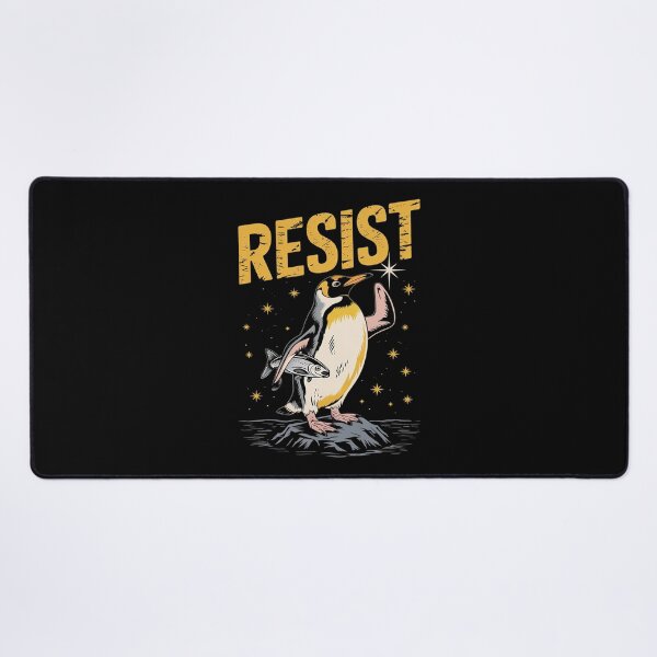 Item preview, Resist Penguins Against Tariff Activism designed and sold by DigitaldeligArt.