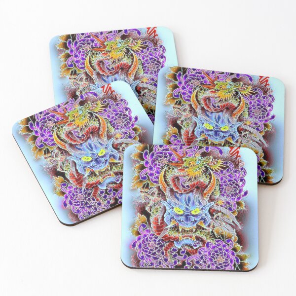 Item preview, Hannya & Dragon with Poeny designed and sold by NightRaida.