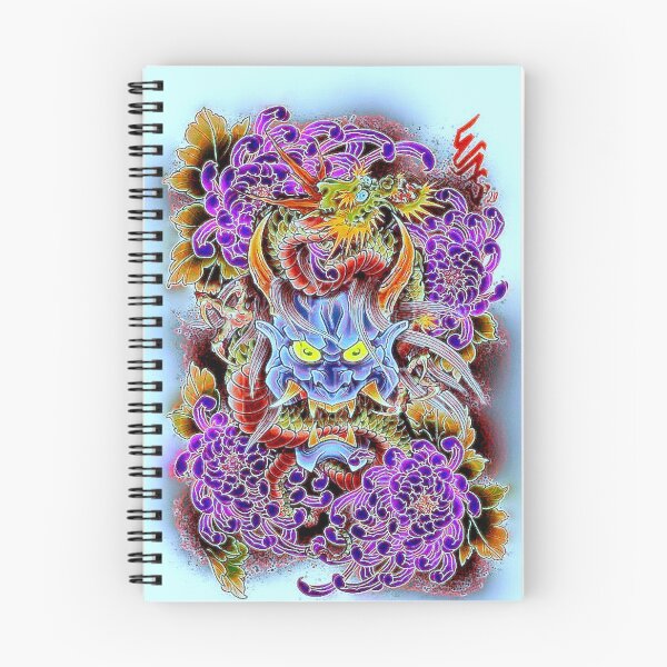 Item preview, Hannya & Dragon with Poeny designed and sold by NightRaida.