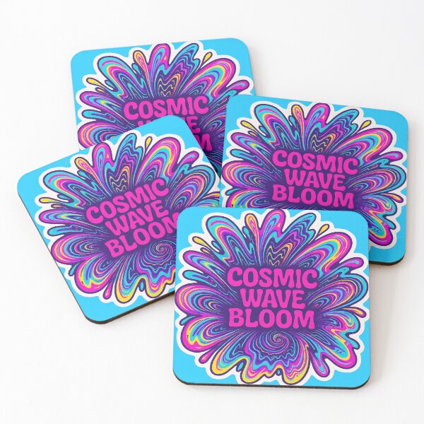 Item preview, Cosmic Wave Bloom – Psychedelic Frequency Rave Art designed and sold by |TRSSHOP|.