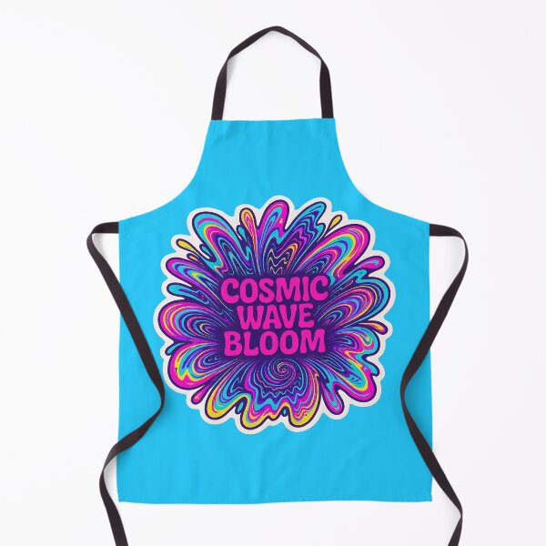 Item preview, Cosmic Wave Bloom – Psychedelic Frequency Rave Art designed and sold by |TRSSHOP|.