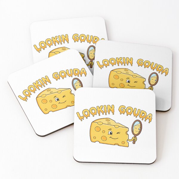 Item preview, Lookin Gouda Funny Cheese Pun Food Humor Design designed and sold by CreativeHymms.