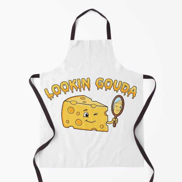 Item preview, Lookin Gouda Funny Cheese Pun Food Humor Design designed and sold by CreativeHymms.