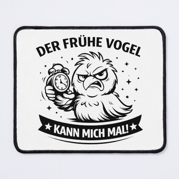 Item preview, The early bird can kiss my ass – Funny saying for coffee lovers and late sleepers designed and sold by Hischers Solution.
