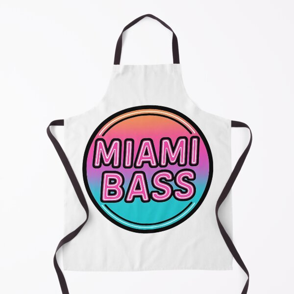 Item preview, Miami Bass – Retro Bass Music Neon Logo Design designed and sold by |TRSSHOP|.