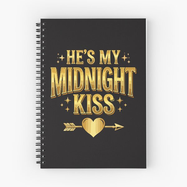 Item preview, He’s My Midnight Kiss New Year Matching Couples Design designed and sold by kiralynstration.