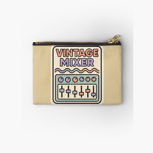 Item preview, Vintage Mixer – Retro DJ Audio Equipment Illustration designed and sold by |TRSSHOP|.