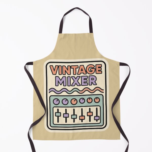 Item preview, Vintage Mixer – Retro DJ Audio Equipment Illustration designed and sold by |TRSSHOP|.