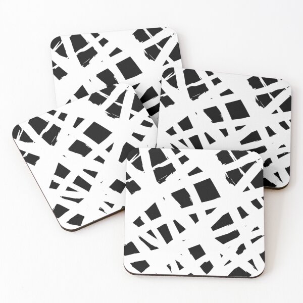 Item preview, White Abstract Brush Pattern designed and sold by NNAANN.