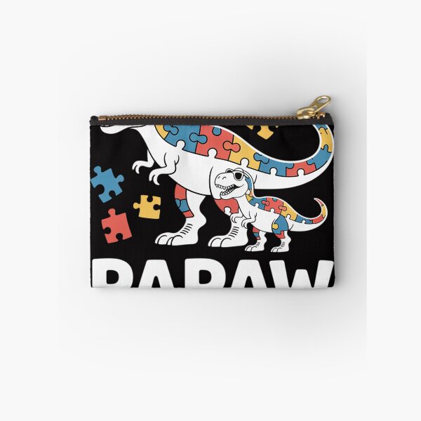 Item preview, Papaw Saurus Autism Awareness Autistic Dinosaur Family designed and sold by jewellmeyers.