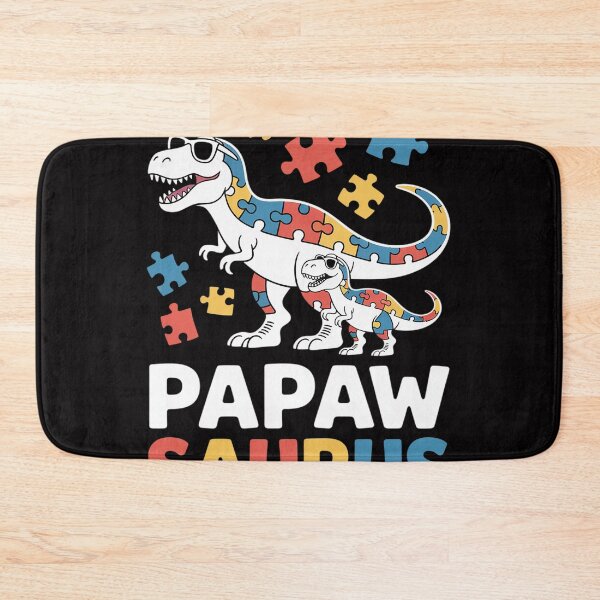 Item preview, Papaw Saurus Autism Awareness Autistic Dinosaur Family designed and sold by jewellmeyers.